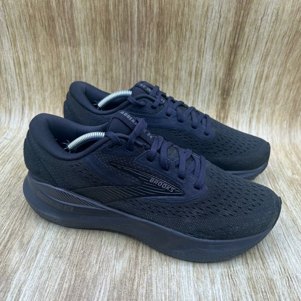 Brooks Adrenaline GTS 24 Women's Size 8.5 Black Running Shoes 1204261B020